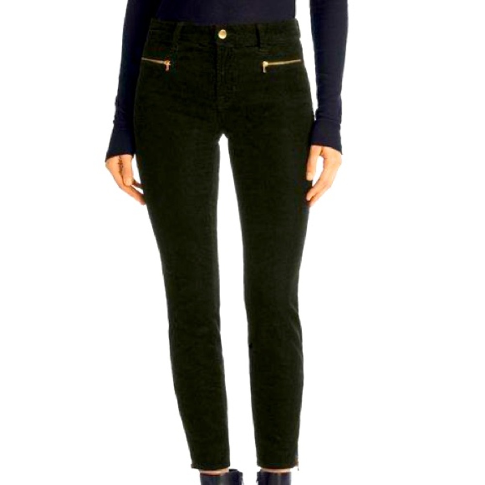 J Brand gorgeous deep olive 🫒 corduroy skinny jeans